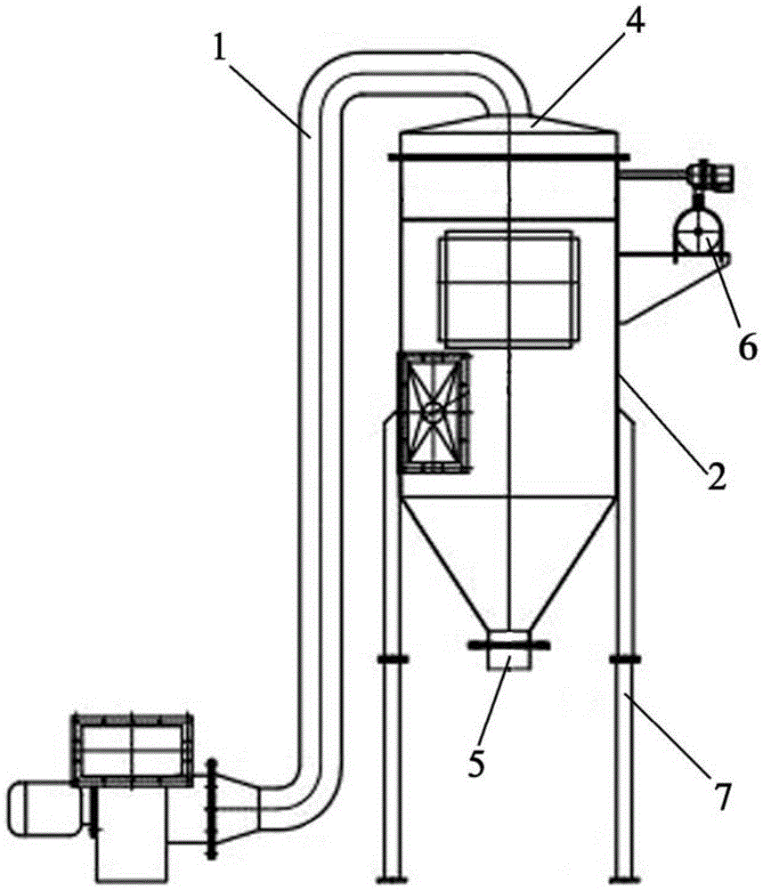 Dust collection system for dust workshop