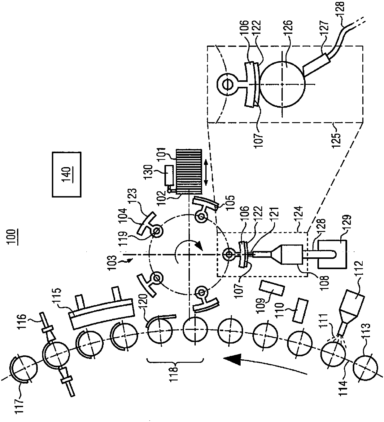 Apparatus and method for labelling containers