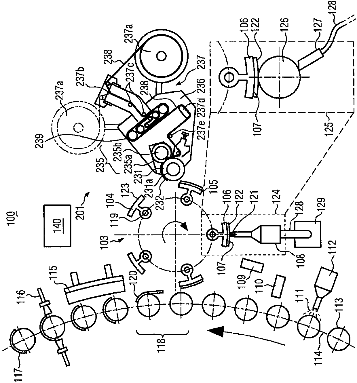 Apparatus and method for labelling containers