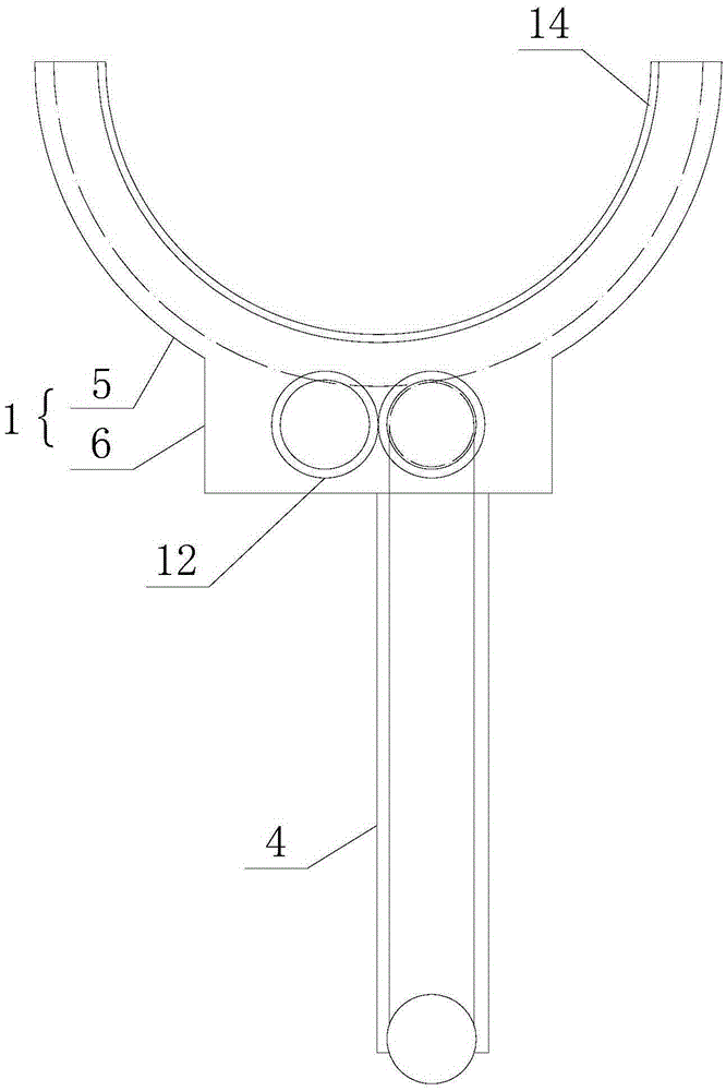 Mechanical jam adjusting device for GW4 type disconnector