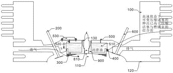 Engine capable of changing compression ratio and ignition position