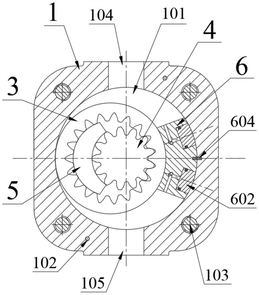 A Two-way Rotating Involute Tooth Profile Internal Gear Pump