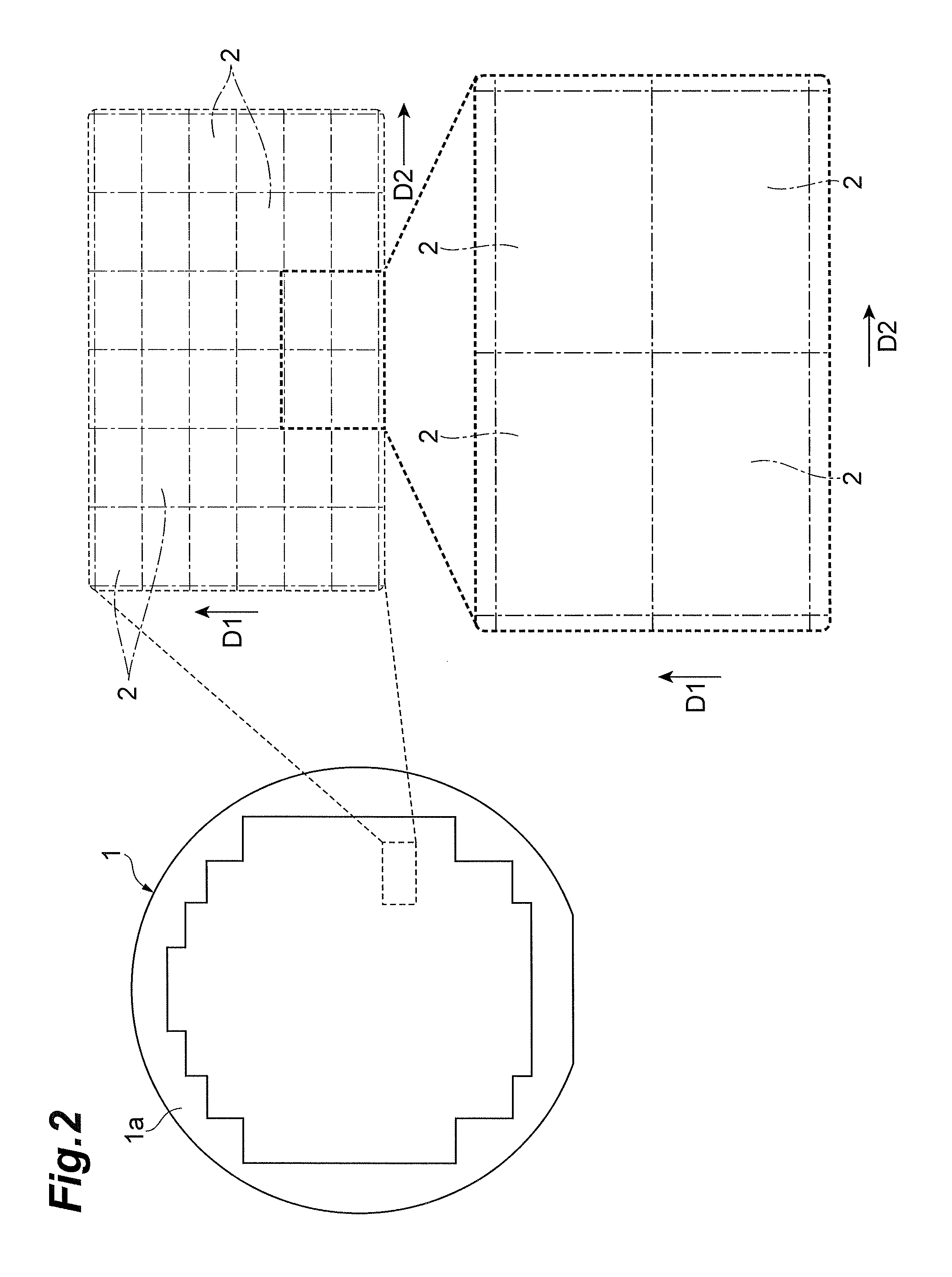 Manufacturing method for edge illuminated type photodiode and semiconductor wafer