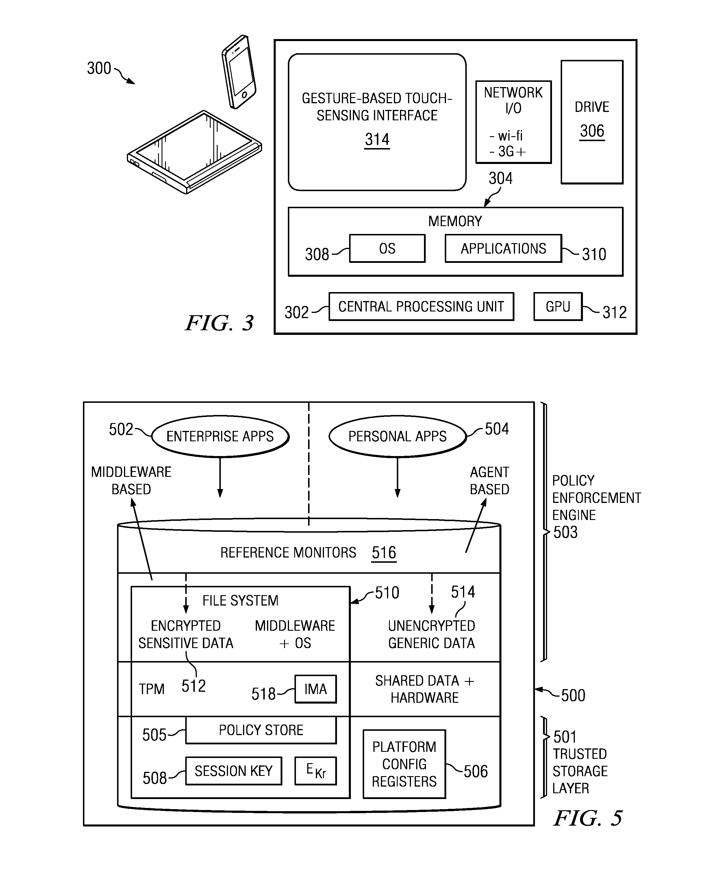 Policy-based dynamic information flow control on mobile devices