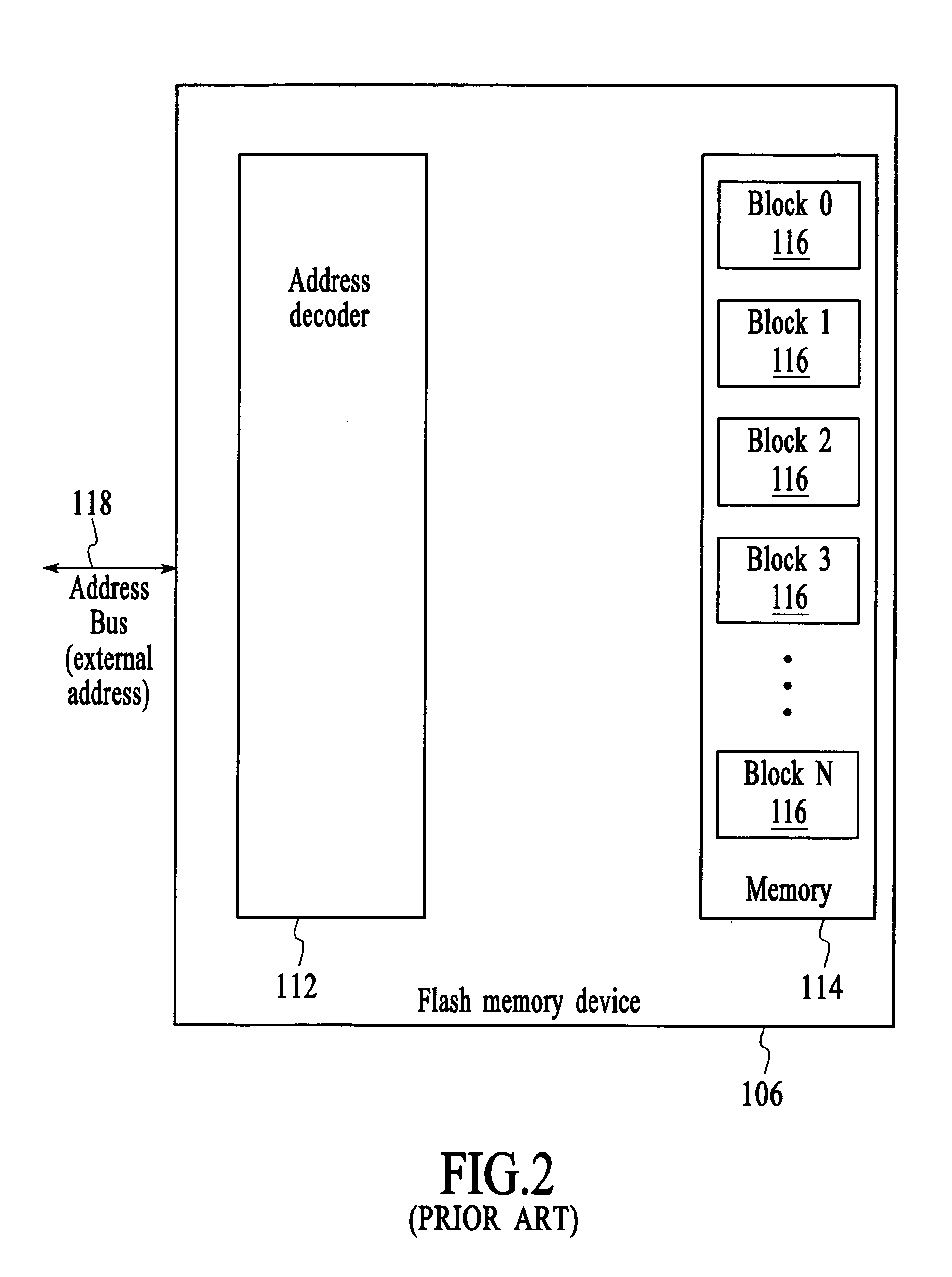 Device-level address translation within a programmable non-volatile memory device
