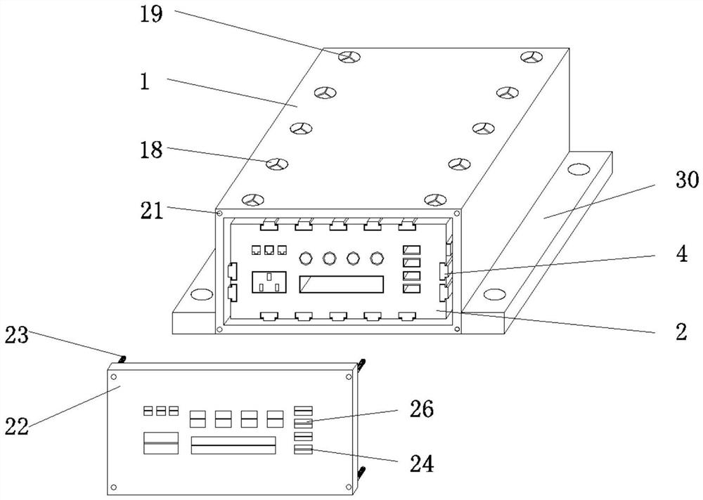 Vehicle-mounted server equipment structure