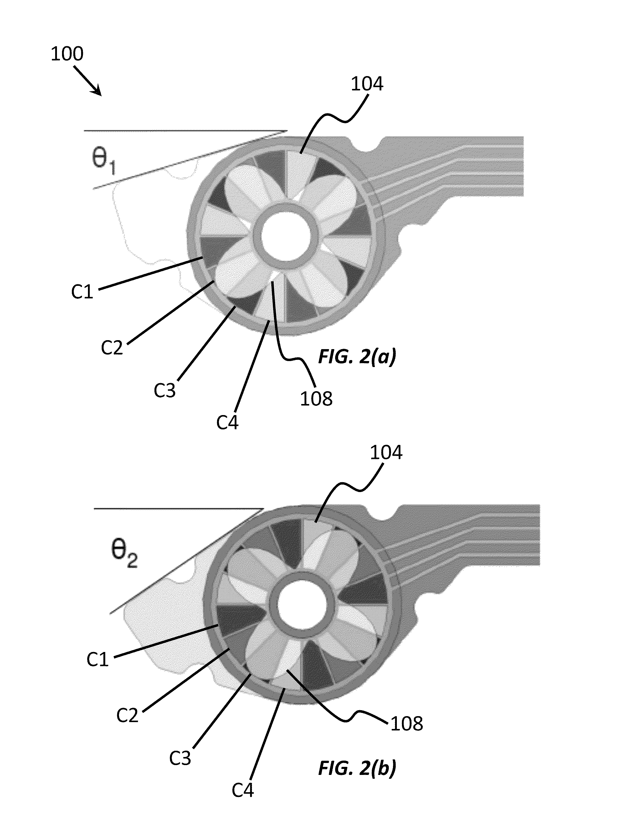 Capacitive differential quadrature rotary position sensor