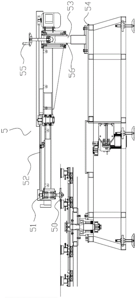 A pretreatment production system for deep processing of automobile glass