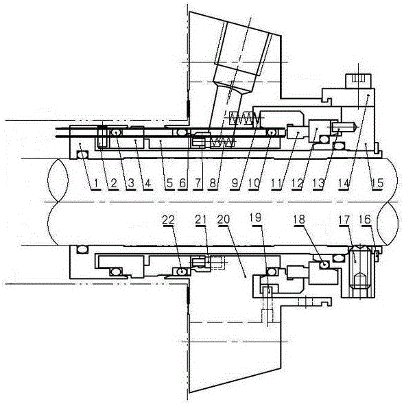 A mechanical seal conforming to ansi standard pump cavity