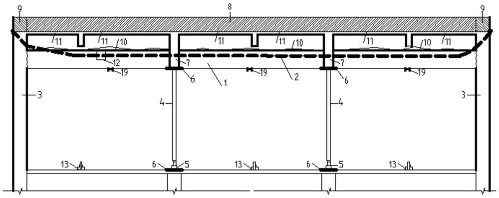 Prestressed reinforced concrete beam transforming and reinforcing method
