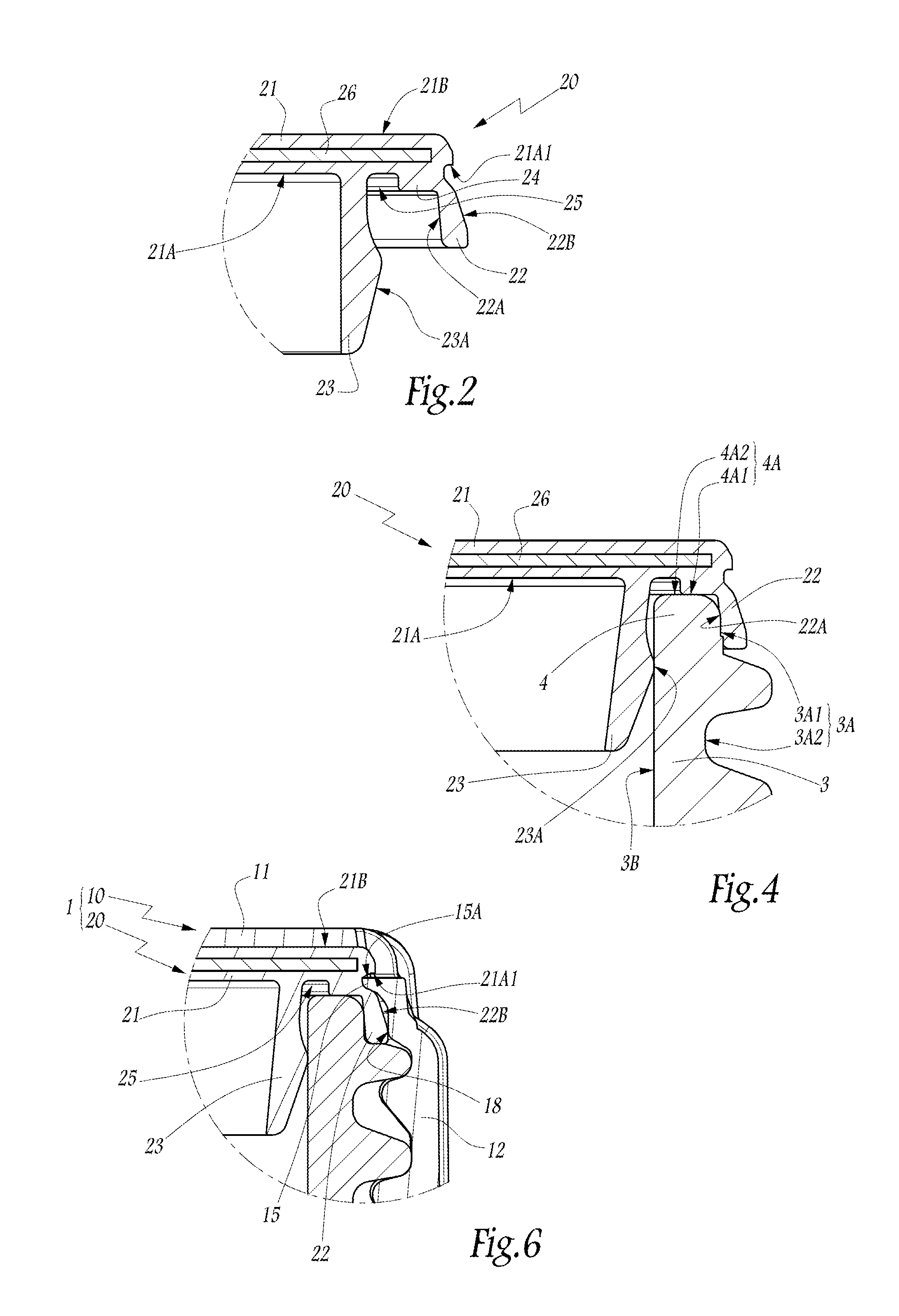 Device for capping a container neck