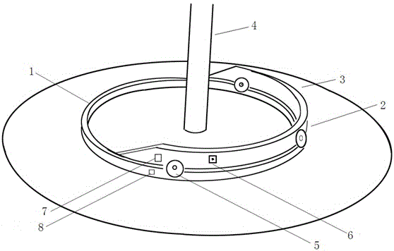 Water turbine track capable of automatically walking