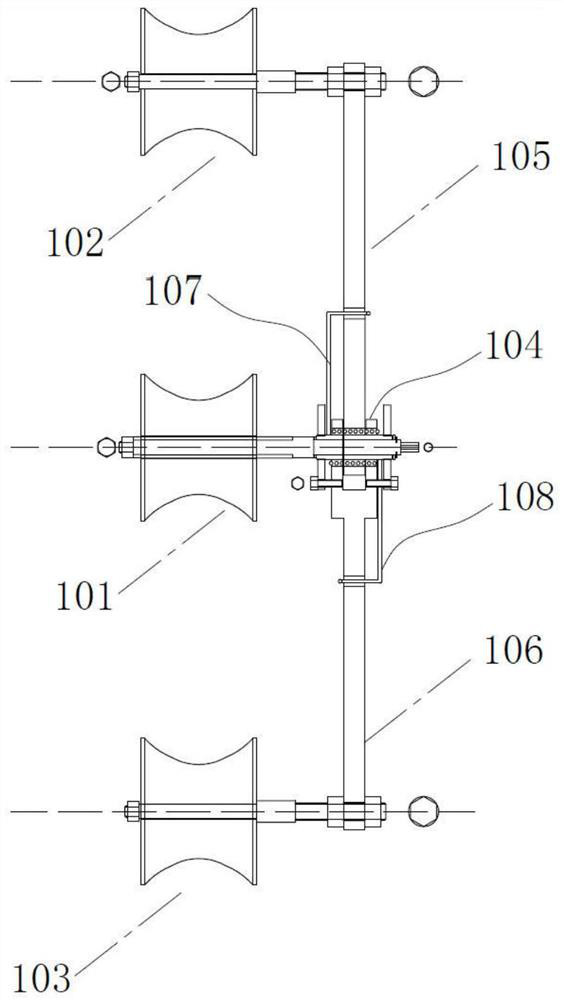 Line concrete pole anti-tilt stability detection device and detection method thereof