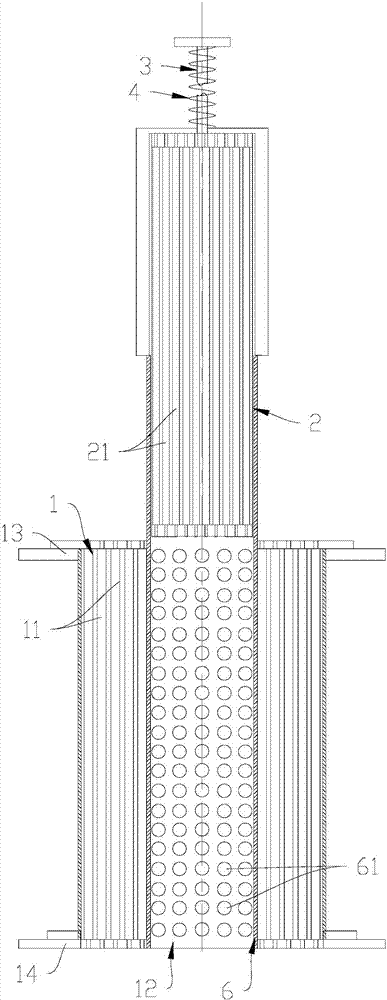 Reactor core structure and start-stop control manner thereof