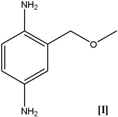 Novel shrinkage synthesis of 2-methoxymethyl-p-phenylenediamine