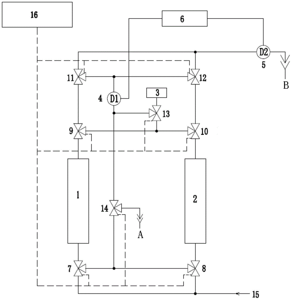 Continuous online hydrogen conductivity measurement device