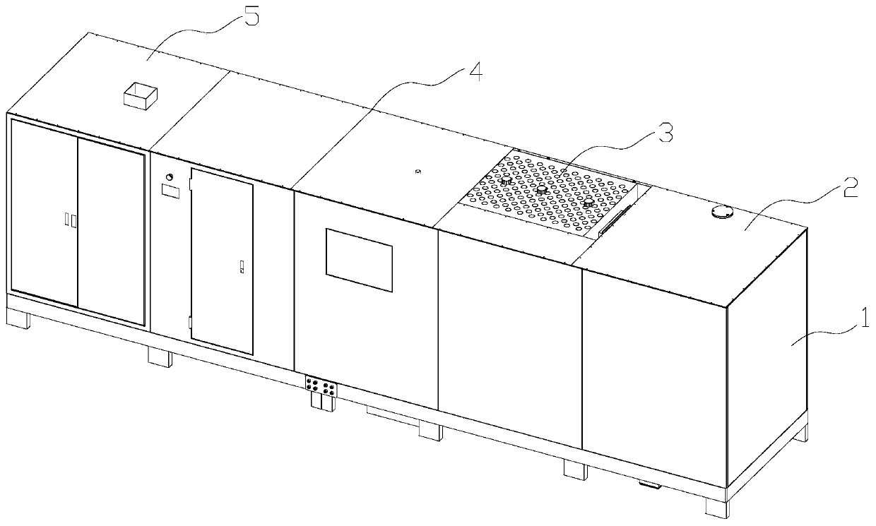 Waste integrated treatment device