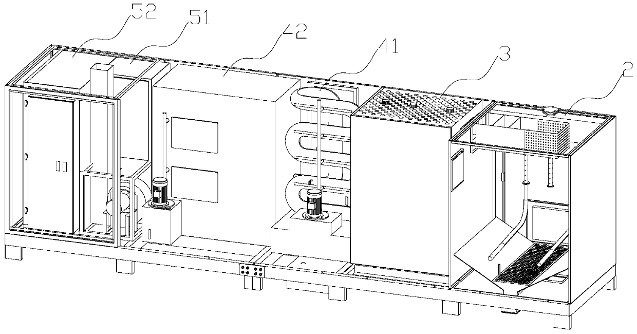 Waste integrated treatment device