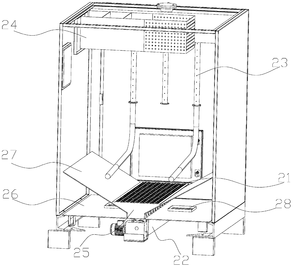 Waste integrated treatment device