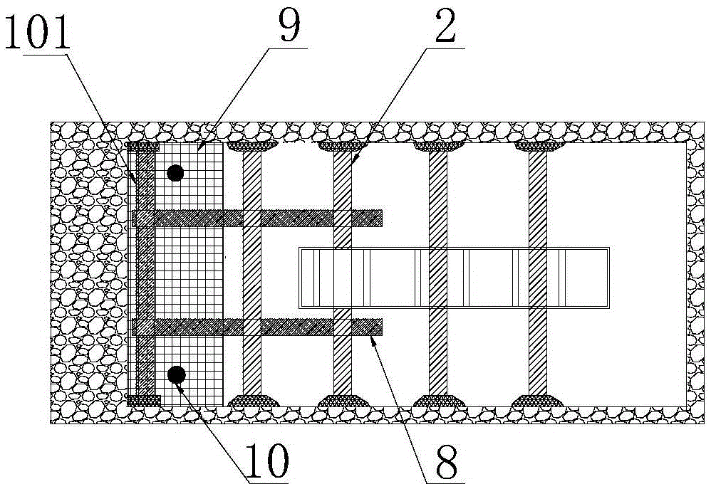 Method for tunneling coal bed repeated mining roadway in goaf