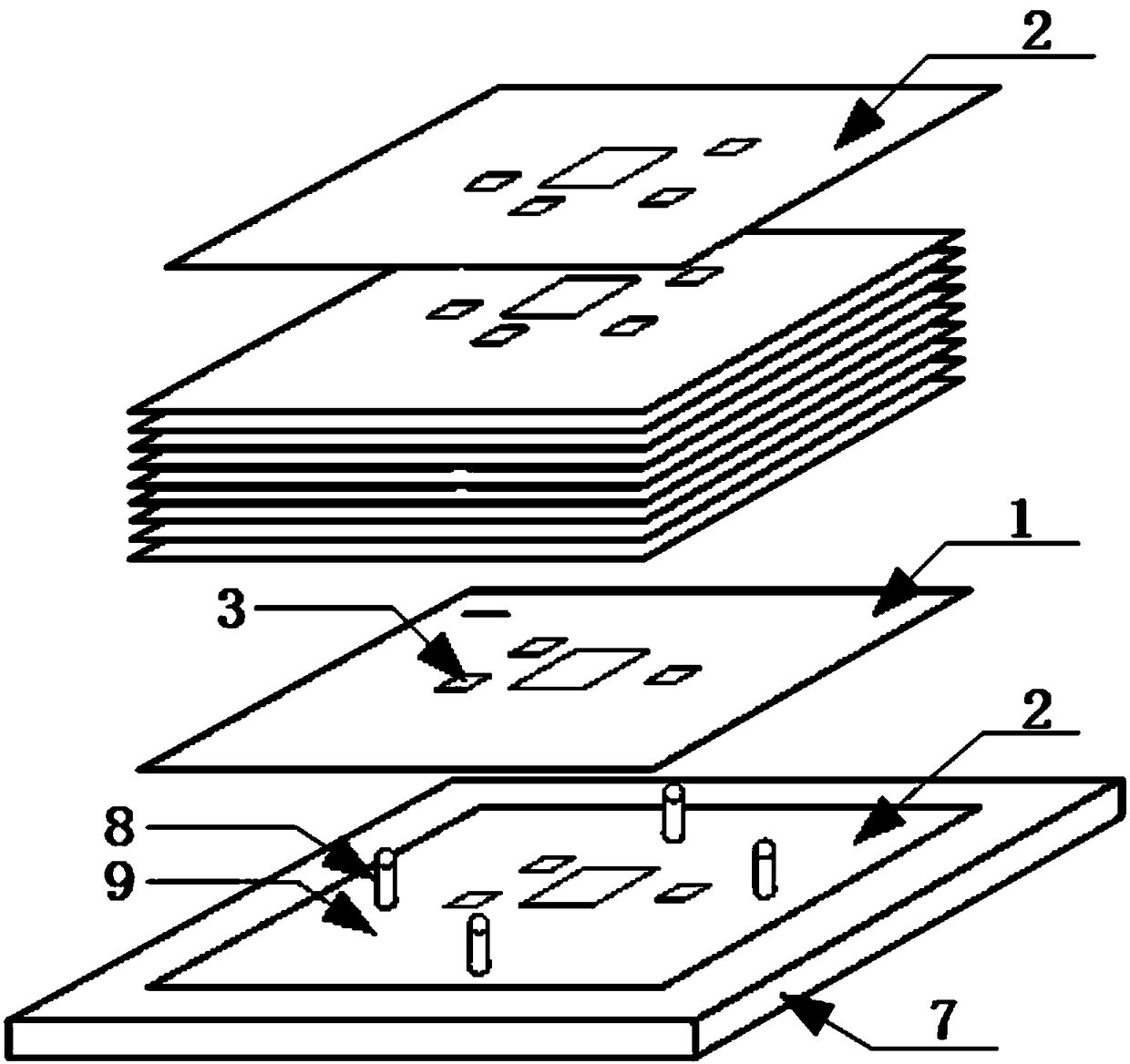 Manufacturing method of double-sided multi-step cavity LTCC substrate