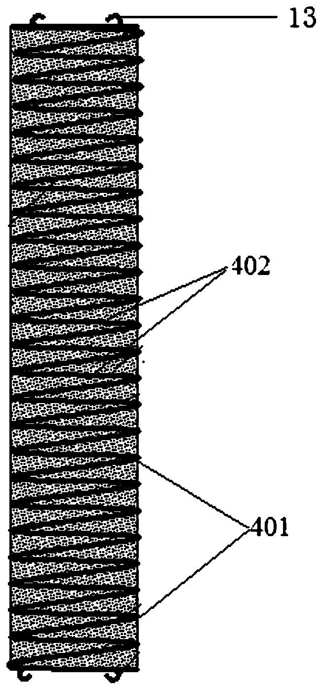 Device and method for treating organic waste gas