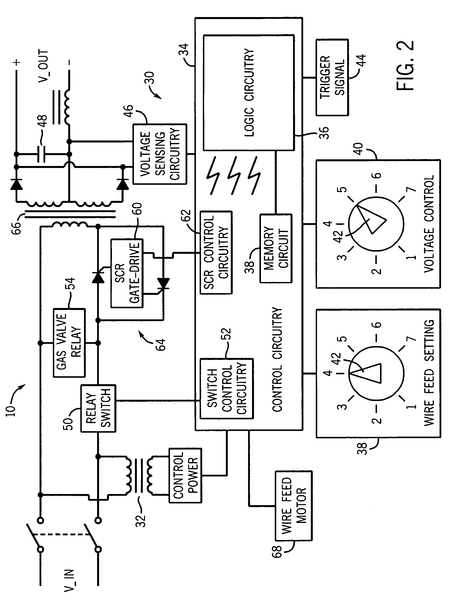 MIG welder control system and method