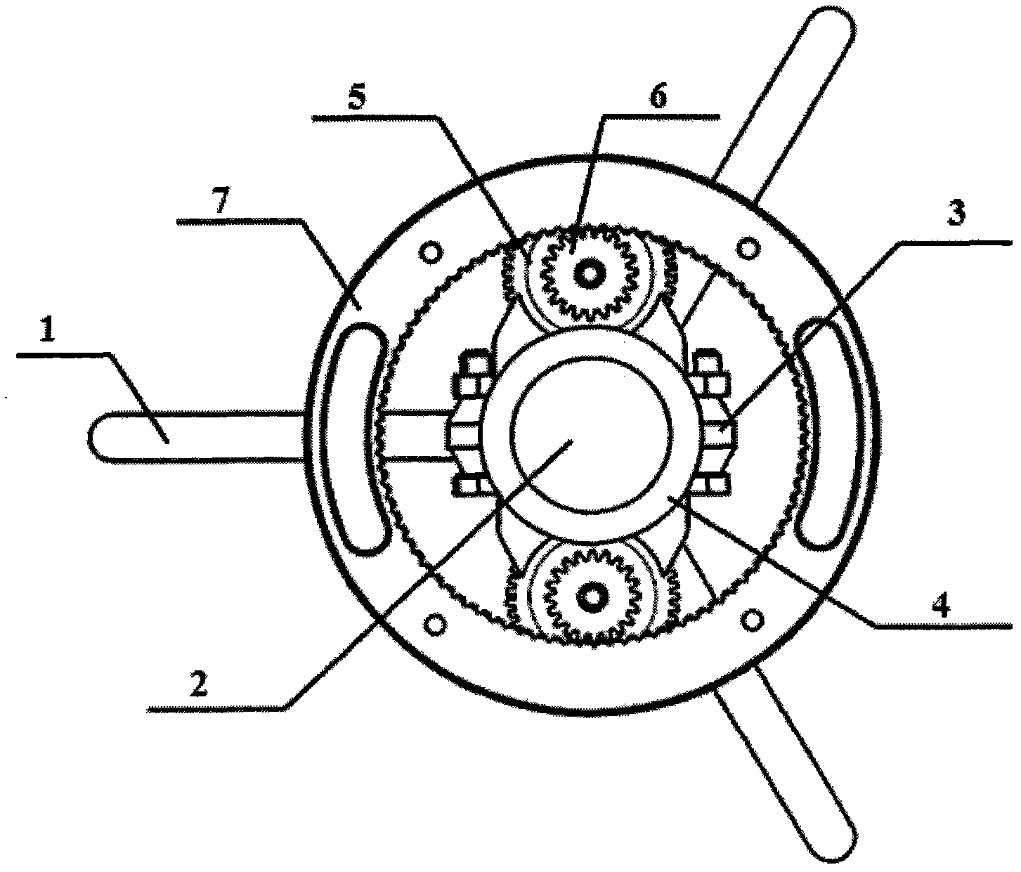 Rotating ejection device for small and medium unmanned aerial vehicle