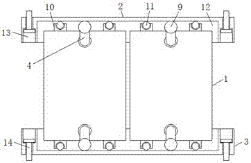 Combined type sliding partition wallboard