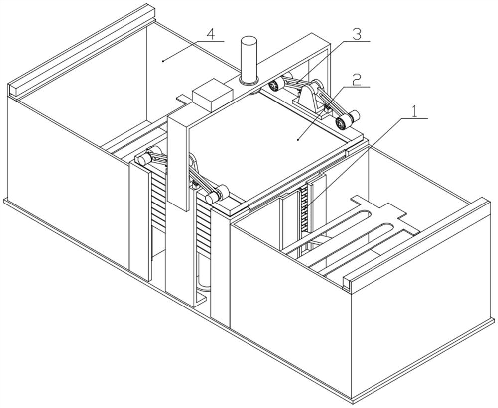 Rapid garbage classified storage device for operating room