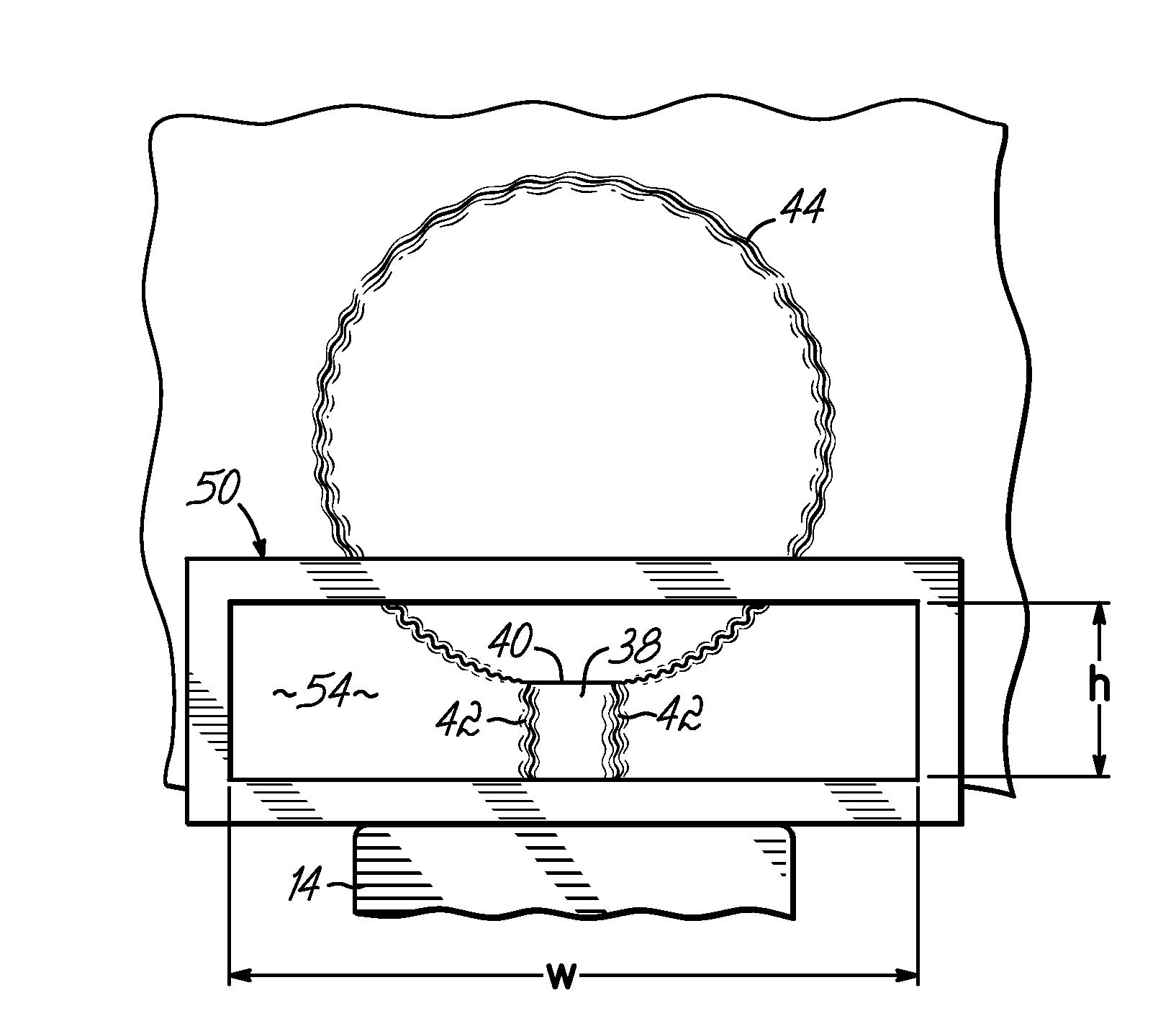 Rear aperture sight for rifle