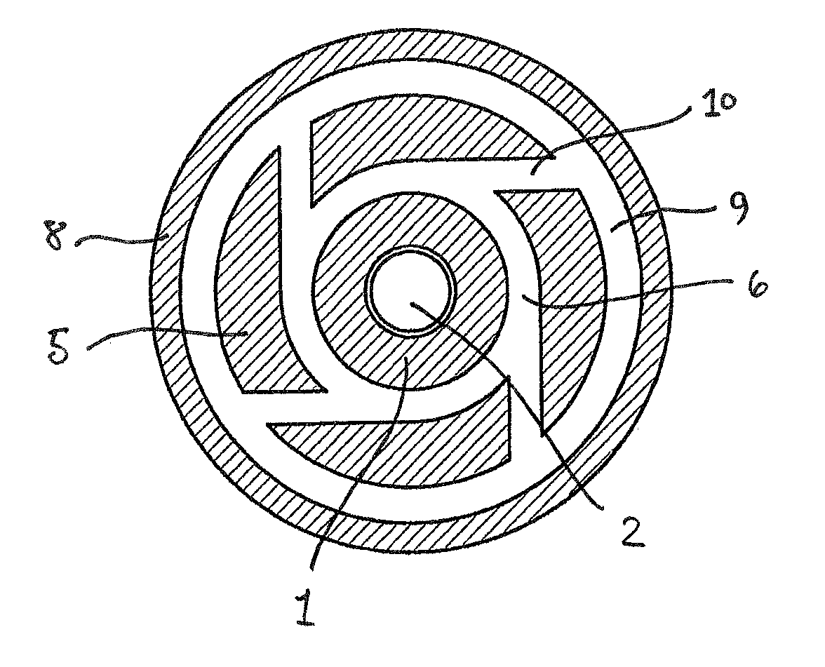 External mixing pressurized two-fluid nozzle and a spray drying method