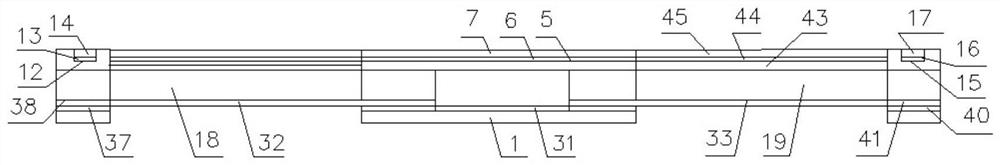 Chinese painting mounting stretching and strickling adjusting device and using method thereof