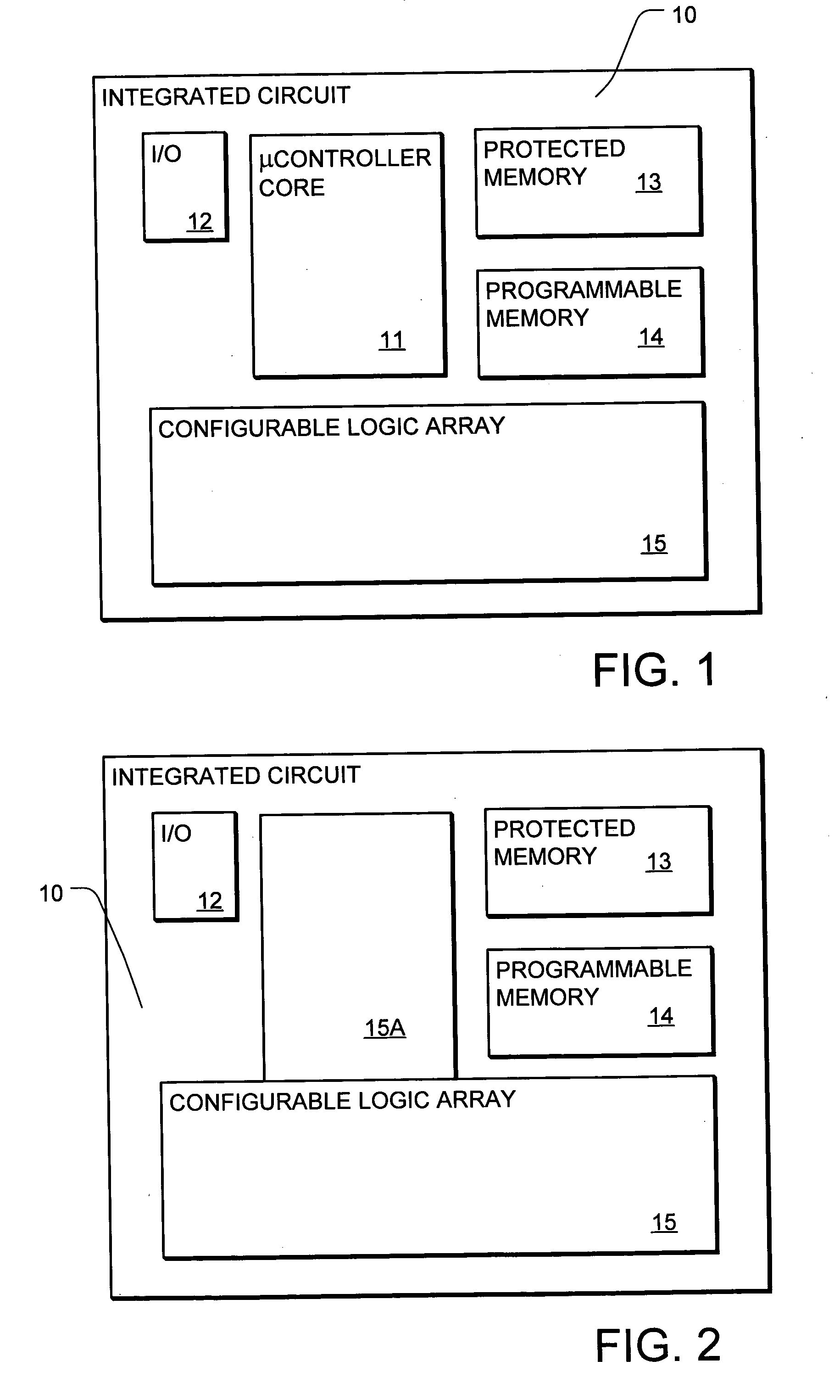 In-circuit configuration architecture with configuration on initialization function for embedded configurable logic array