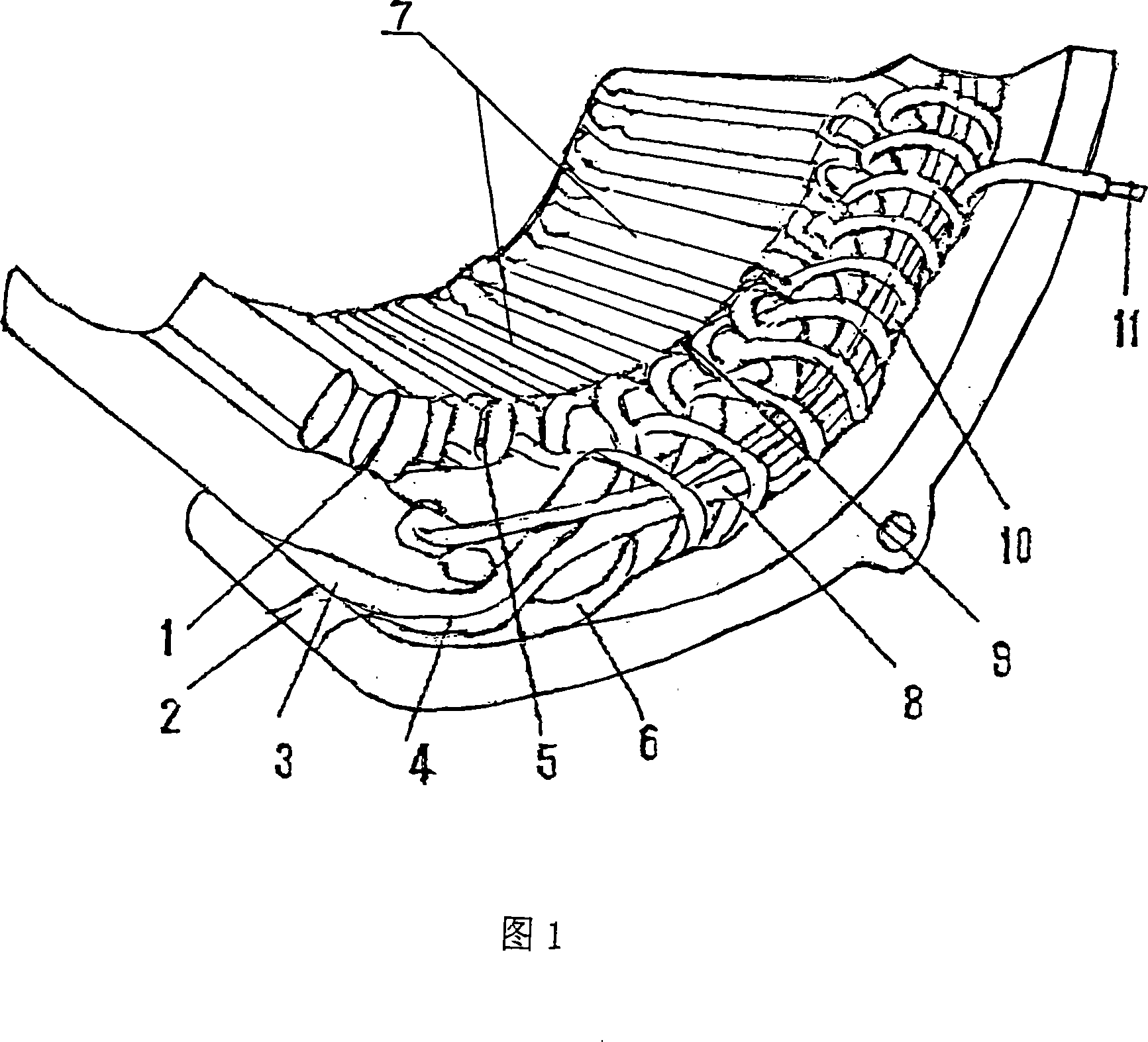 Insulating system with double-strength, zero-air-gap and corona resistance for electric motor of non-gear permanent-magnetic tractor