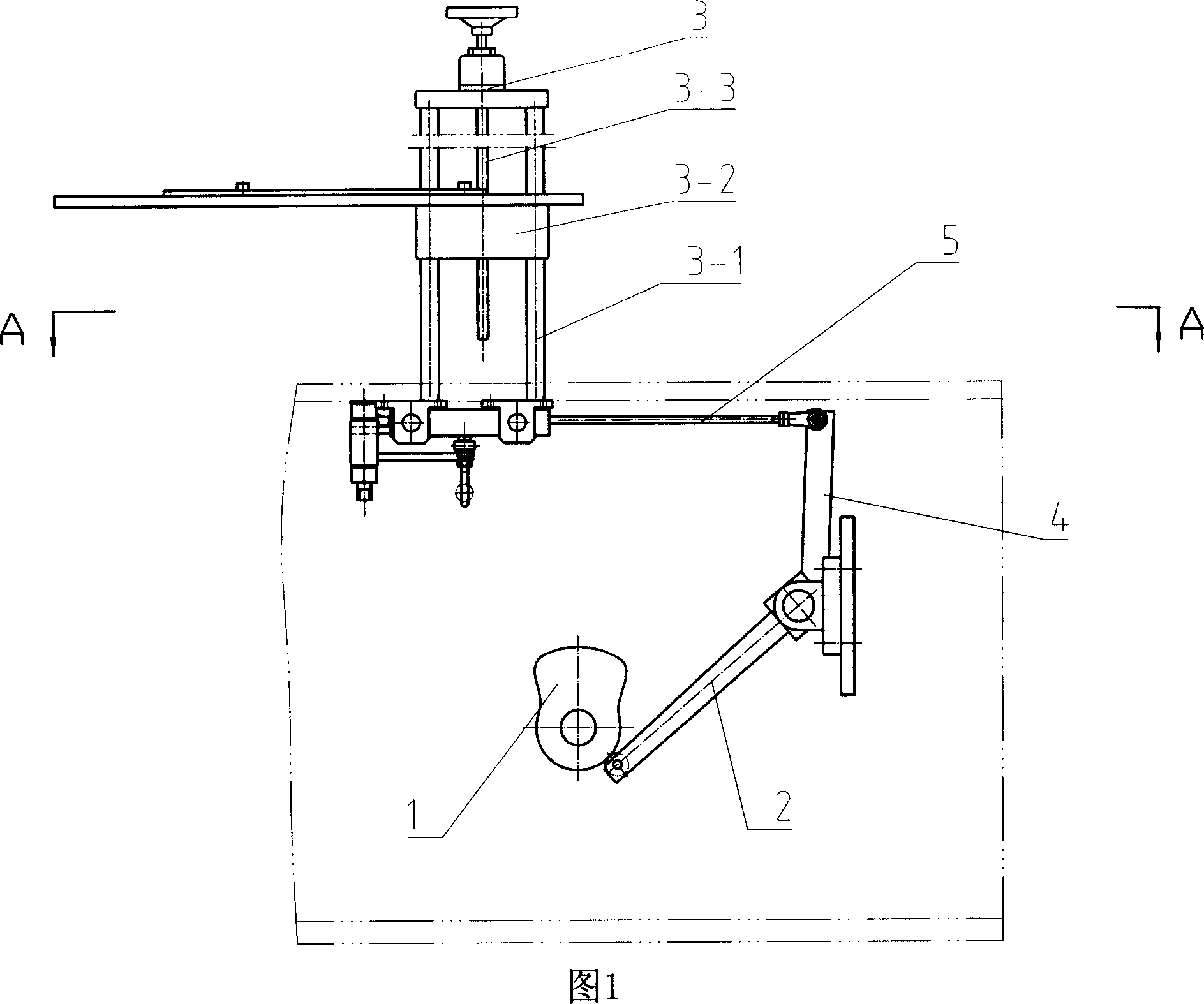 Positioning mechanism of filling machine