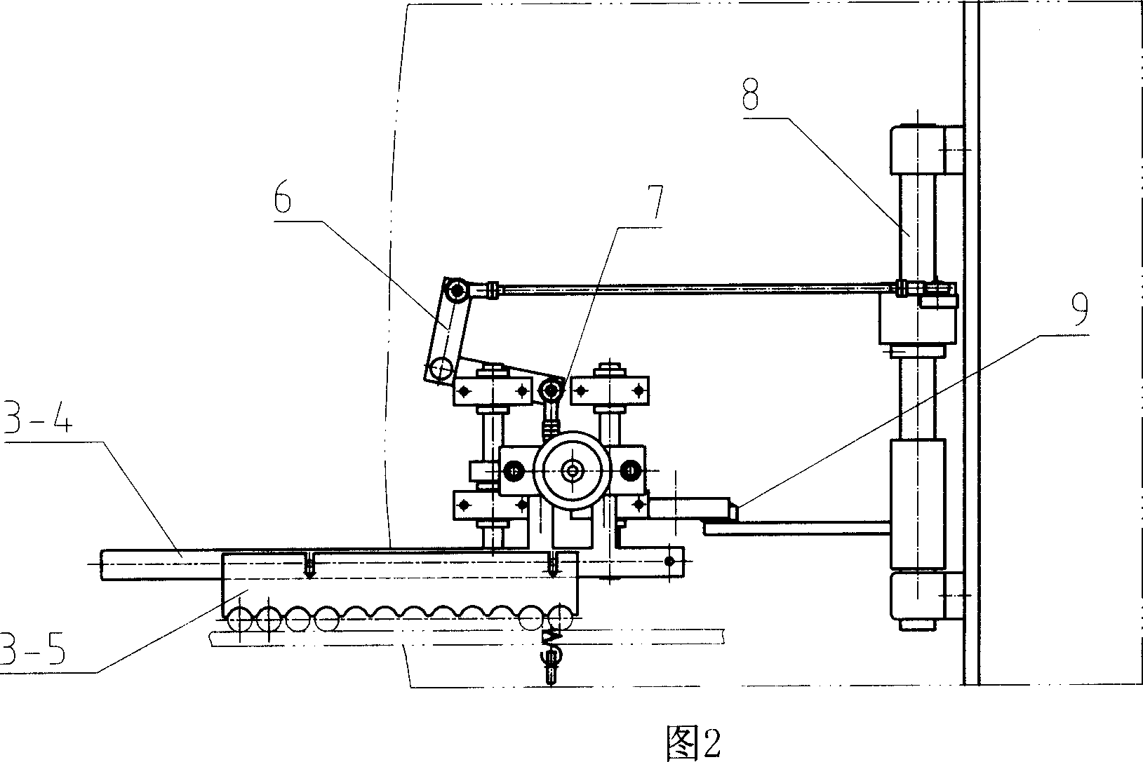 Positioning mechanism of filling machine