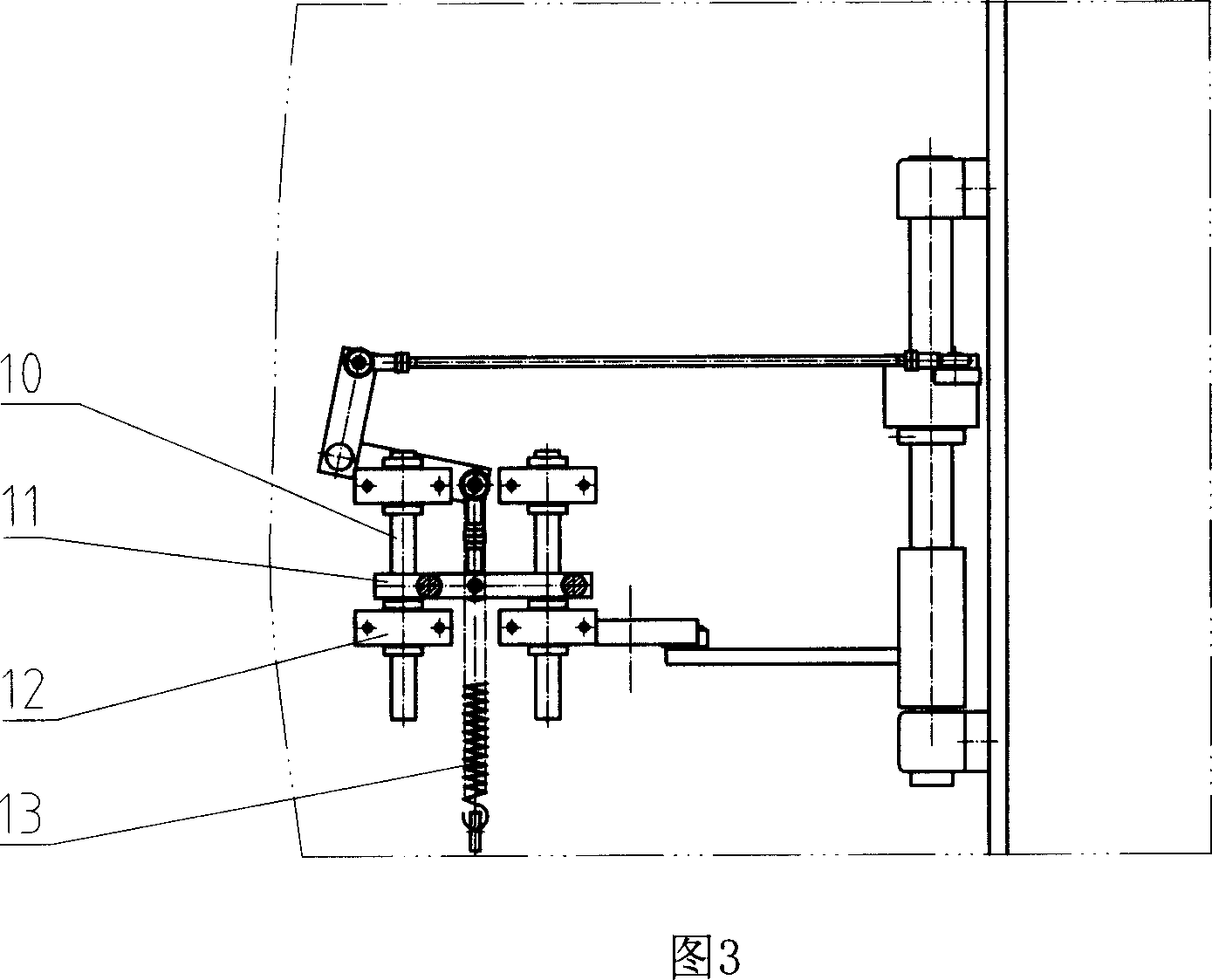 Positioning mechanism of filling machine