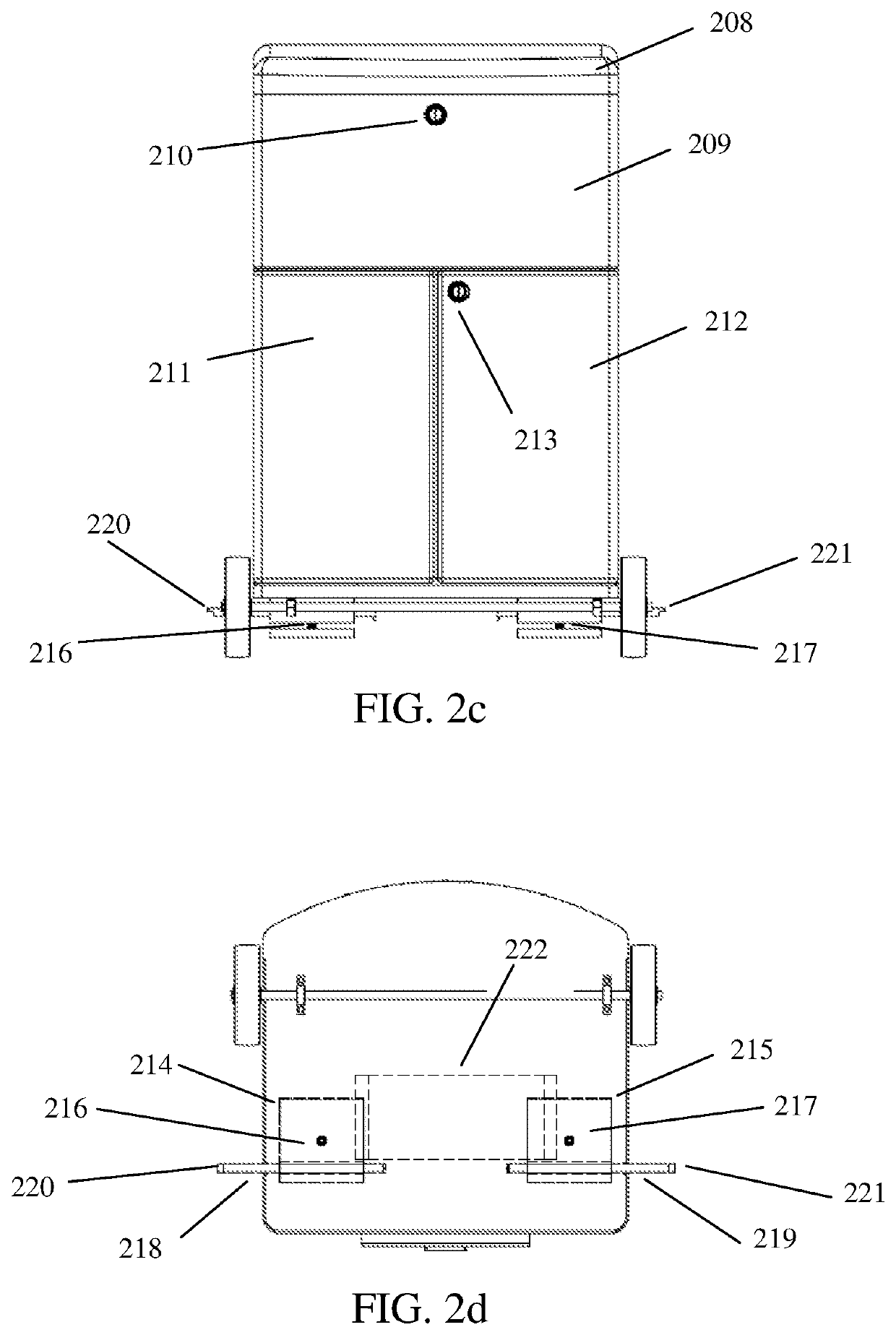 Stepped back for removable storage module mounting system for golf cart