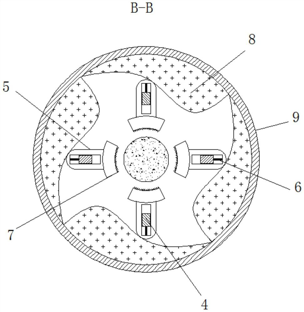 An anti-drop device for marine engineering cranes based on the principle of centrifugal force