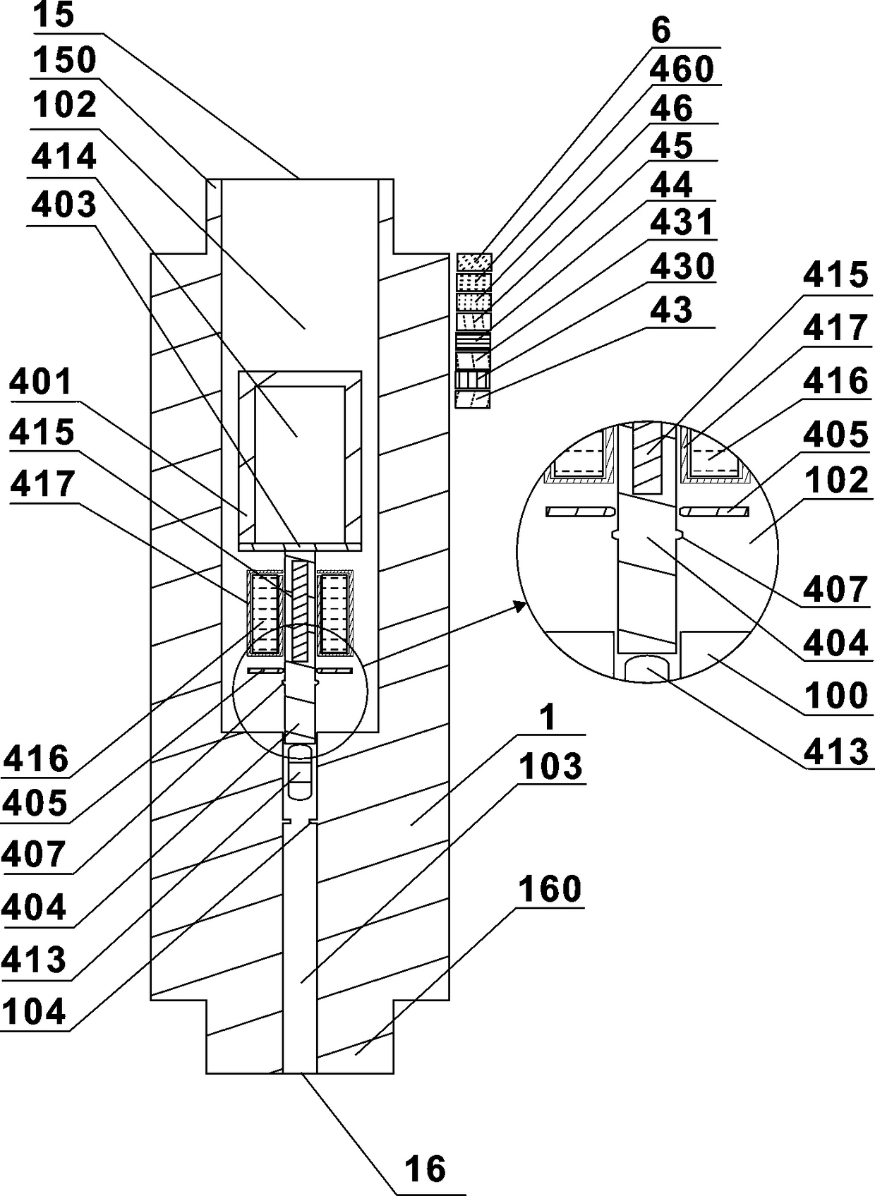 A liquid discharging device