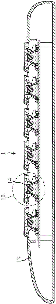 Elastic actuator and dome sheet containing same, key and keyboard