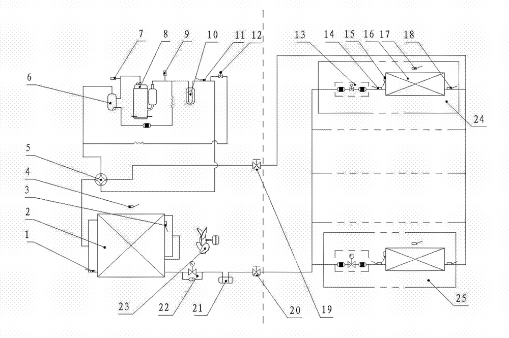 Control method for preventing direct current variable frequency air conditioner from accidentally shutting down due to low voltage