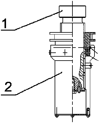 Gear drive type ratchet wheel lifting mechanism