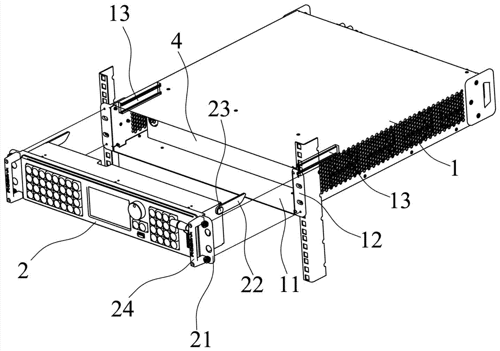 Video processor with panel convenient to disassemble and mounting method thereof