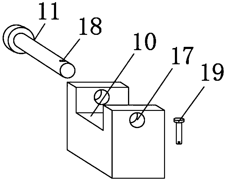 Aluminum formwork supporting structure