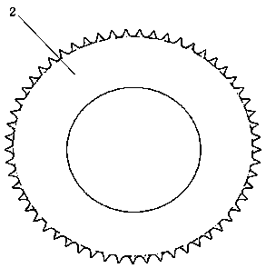 Welding tool capable of increasing qualification rate of chain wheel welding and welding technology using the same