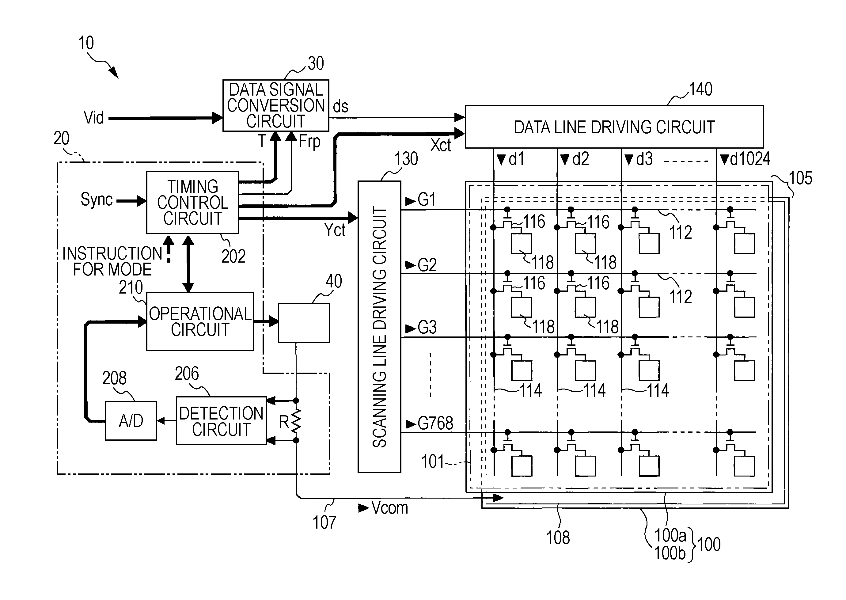 Liquid crystal display, control method thereof and electronic device