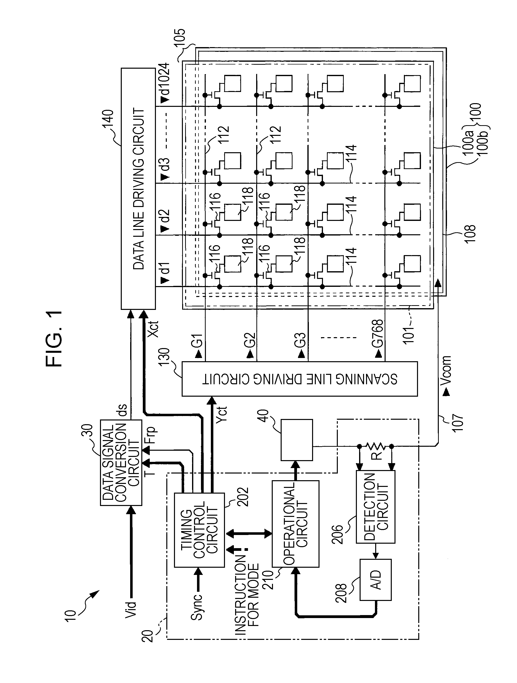 Liquid crystal display, control method thereof and electronic device