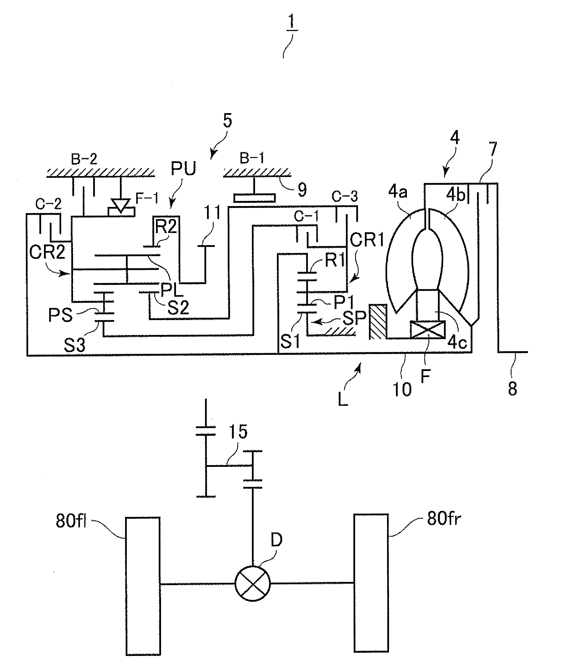 Automatic transmission for hybrid vehicle